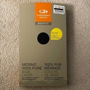 Icebreaker Marino wool base layer
Woman’s XL